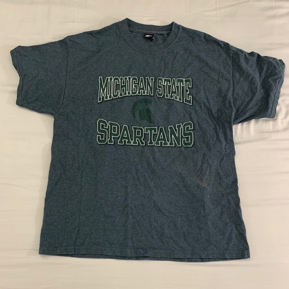 Blue-Grey Michigan State Shirt